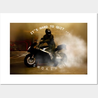 Wheel Burnout - Smoking Posters and Art